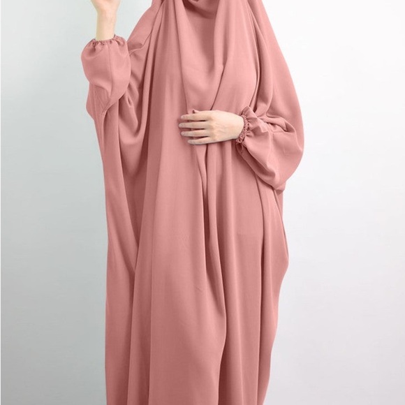 One piece overhead khimar abaya dress Muslim prayer dress Islamic - Picture 2 of 4